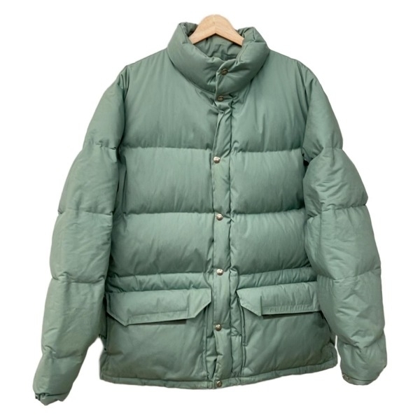 ノースフェイス THE NORTH FACE ダウンジャケット サイズLARGE L - ブルーグリーン メンズ 長袖/秋/冬 ジャケット拍卖