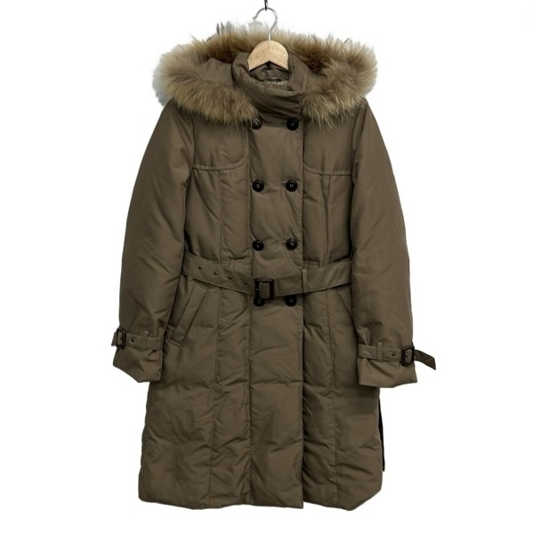 アナイ ANAYI ダウンコート サイズ38 M - グレーベージュ レディース 長袖/フード着脱可/ダブル/秋/冬 コート拍卖