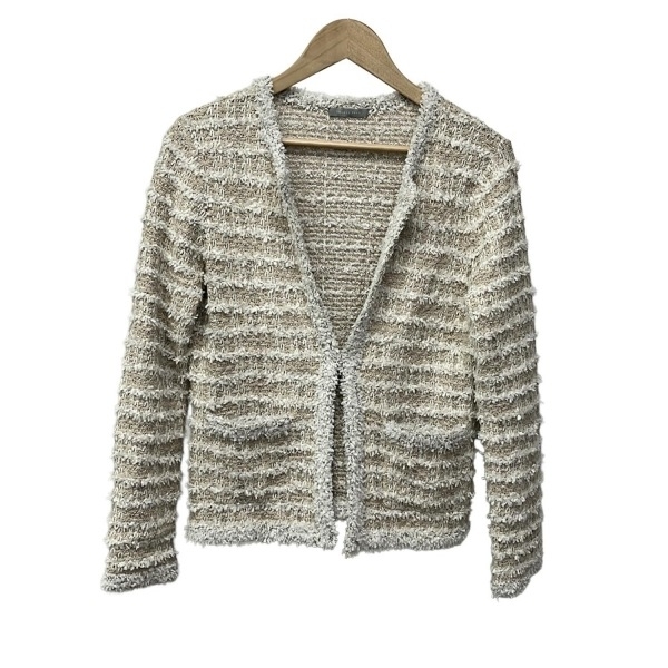 セオリーリュクス theory luxe サイズ38 M - ベージュ×白 レディース 長袖/ツイード/秋/冬 美品 ジャケット拍卖