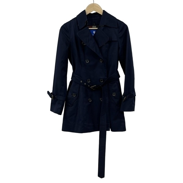 ブルーレーベルクレストブリッジ BLUE LABEL CRESTBRIDGE トレンチコート サイズ36 S - ネイビー レディース コート拍卖