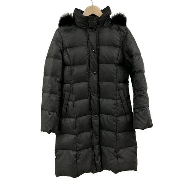ニジュウサンク 23区 ダウンコート サイズ40 M - ダークグレー レディース 長袖/フォックス/ジップアップ/冬 コート拍卖