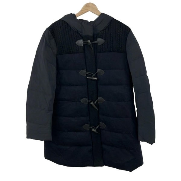 アマカ AMACA ダウンコート サイズ46 XL - 黒 レディース 長袖/冬 コート拍卖