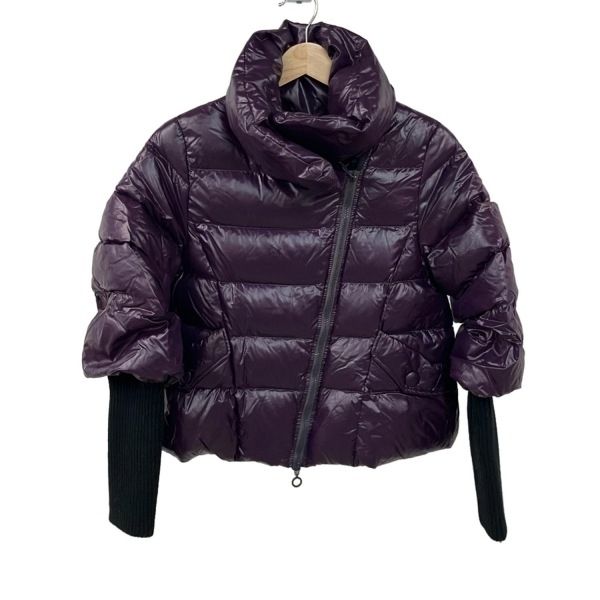 タトラス TATRAS ダウンジャケット サイズ01 S LTA-4143-11 - パープル×黒 レディース 長袖/ニット/ジップアップ/冬 ジャケット拍卖