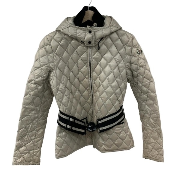 モンクレール MONCLER ダウンジャケット サイズ1 S - アイボリー レディース 長袖/フード着脱可/冬 ジャケット拍卖