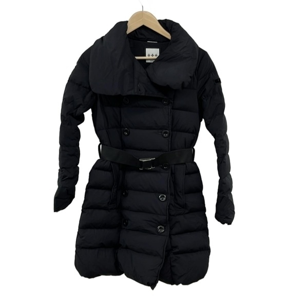 タトラス TATRAS ダウンコート サイズ2 M LTA14A4288 ロアーニャ 黒 レディース 長袖/ベルト/冬 コート拍卖