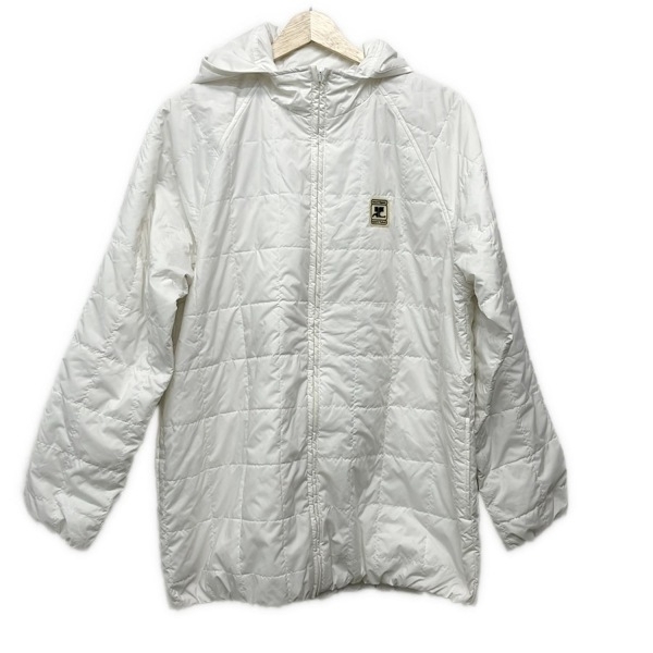 クレージュ COURREGES サイズ11 M - 白 レディース 長袖/ジップアップ/中綿/キルティング/冬 コート拍卖