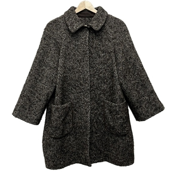 ジャーナルスタンダード JOURNALSTANDARD - ダークブラウン×ベージュ レディース 長袖/ニット/冬 美品 コート拍卖