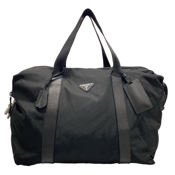 プラダ PRADA ボストンバッグ - 黒 本体ロックなし バッグ拍卖
