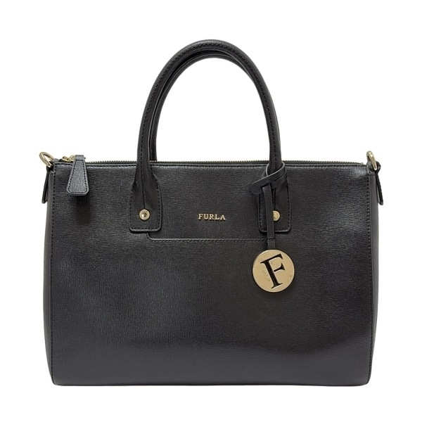 フルラ FURLA ハンドバッグ - レザー 黒 美品 バッグ拍卖