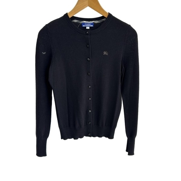 バーバリーブルーレーベル Burberry Blue Label カーディガン サイズ38 M - 黒 レディース 長袖 美品 トップス拍卖
