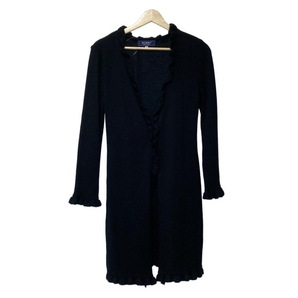 エムズグレイシー M'S GRACY カーディガン サイズ38 M - 黒 レディース 長袖/ロング丈 新品同様 トップス拍卖