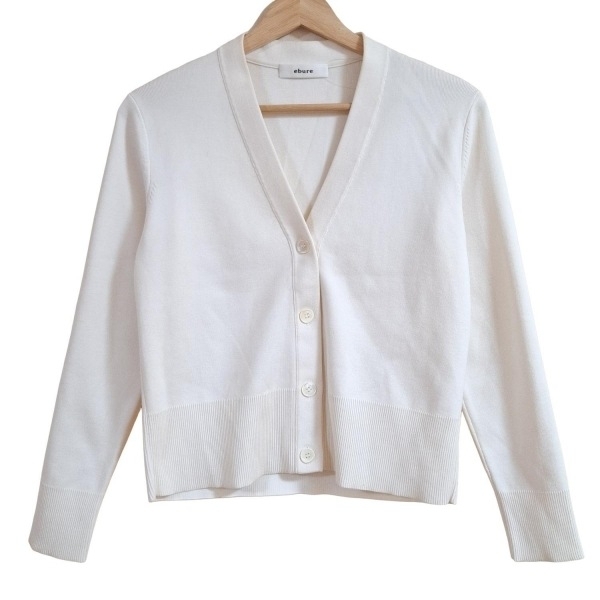 エブール ebure カーディガン - アイボリー レディース 長袖 トップス拍卖