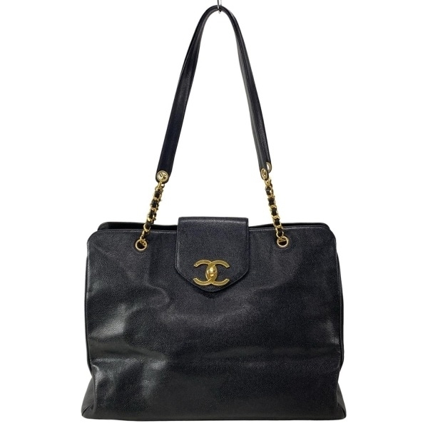 シャネル CHANEL ショルダーバッグ A01992 スーパーモデルバッグ 黒 ゴールド金具/チェーンショルダー バッグ拍卖