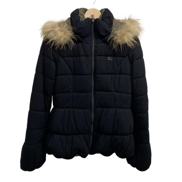 バーバリーブルーレーベル Burberry Blue Label ブルゾン サイズ38 M - 黒×カーキ レディース 美品 ジャケット拍卖