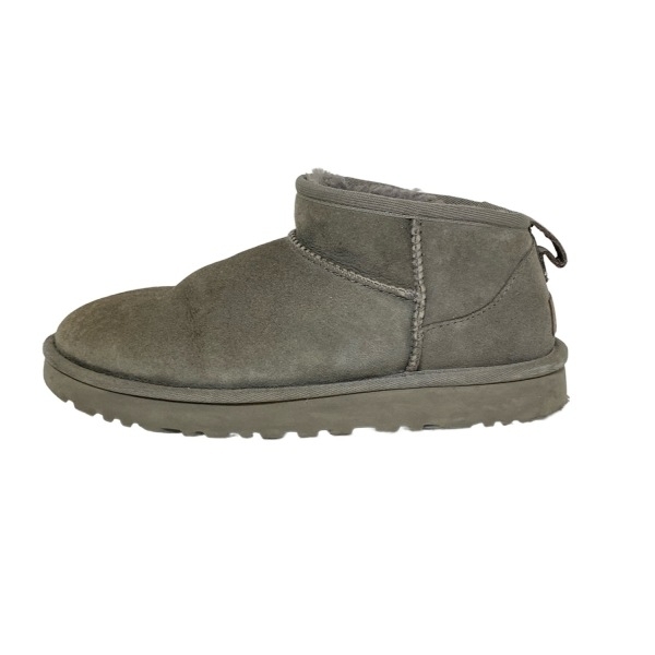 アグ UGG ショートブーツ 25 1116109 クラシック ウルトラ ミニ ムートン ダークグレー レディース 靴拍卖