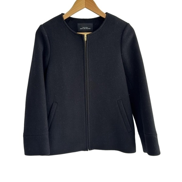 ユナイテッドアローズ グリーンレーベル United Arrows GREEN LABEL RELAXING サイズ36 S - 黒 レディース 長袖/ジップアップ/冬 美品拍卖