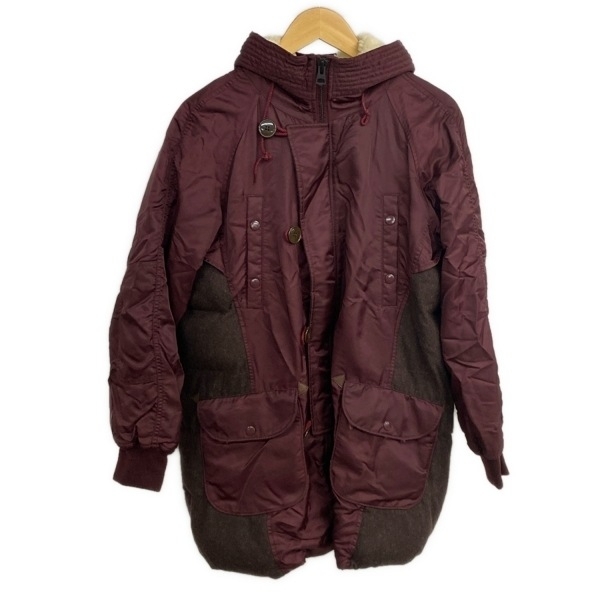 ジョンブル JOHN BULL サイズM - ボルドー メンズ 長袖/中綿/冬 コート拍卖