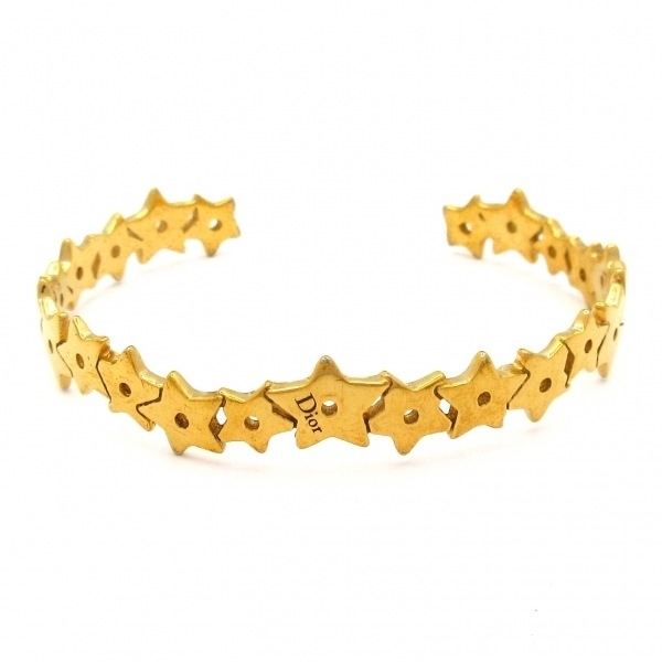 ディオール/クリスチャンディオール DIOR/ChristianDior バングル ゴールド スター アクセサリー(腕)拍卖