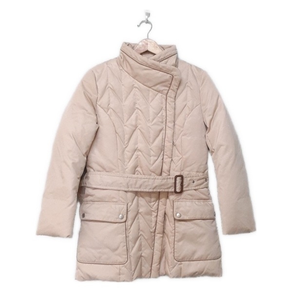 アクアスキュータム Aquascutum ダウンコート サイズ8F - ベージュ レディース 長袖/ジップアップ/冬 美品 コート拍卖