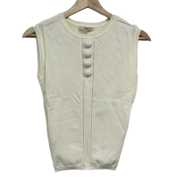 エポカ EPOCA ノースリーブカットソー サイズ40 M - アイボリー レディース クルーネック/ニット トップス拍卖