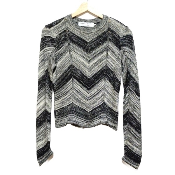 プロエンザスクーラー Proenza Schouler 長袖セーター/ニット サイズXS - 白×黒 レディース 美品 トップス拍卖