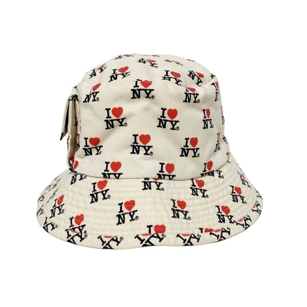 ポーター PORTER/吉田 - アイボリー×黒×レッド バケットハット/ポケット付き/BEAMSコラボ 美品 帽子拍卖