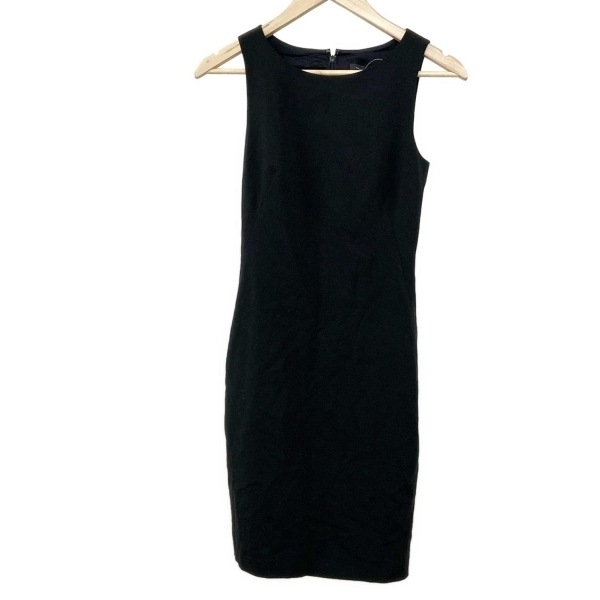セオリー theory サイズ00 XS - 黒 レディース クルーネック/ノースリーブ/ひざ丈 美品 ワンピース拍卖