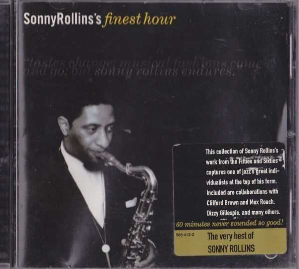 CD ★Sonny Rollins Sonny Rollins's Finest Hour 輸入盤 (Verve Records 589 413-2)拍卖