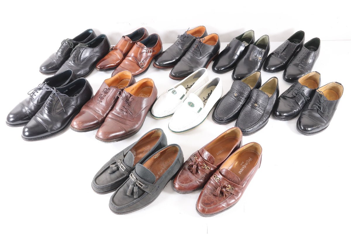 【12点】SCOTCH GRAIN スコッチグレイン/MADRAS マドラス/YSL イブサンローラン メンズ シューズ 靴 まとめ売り 9838-MS拍卖