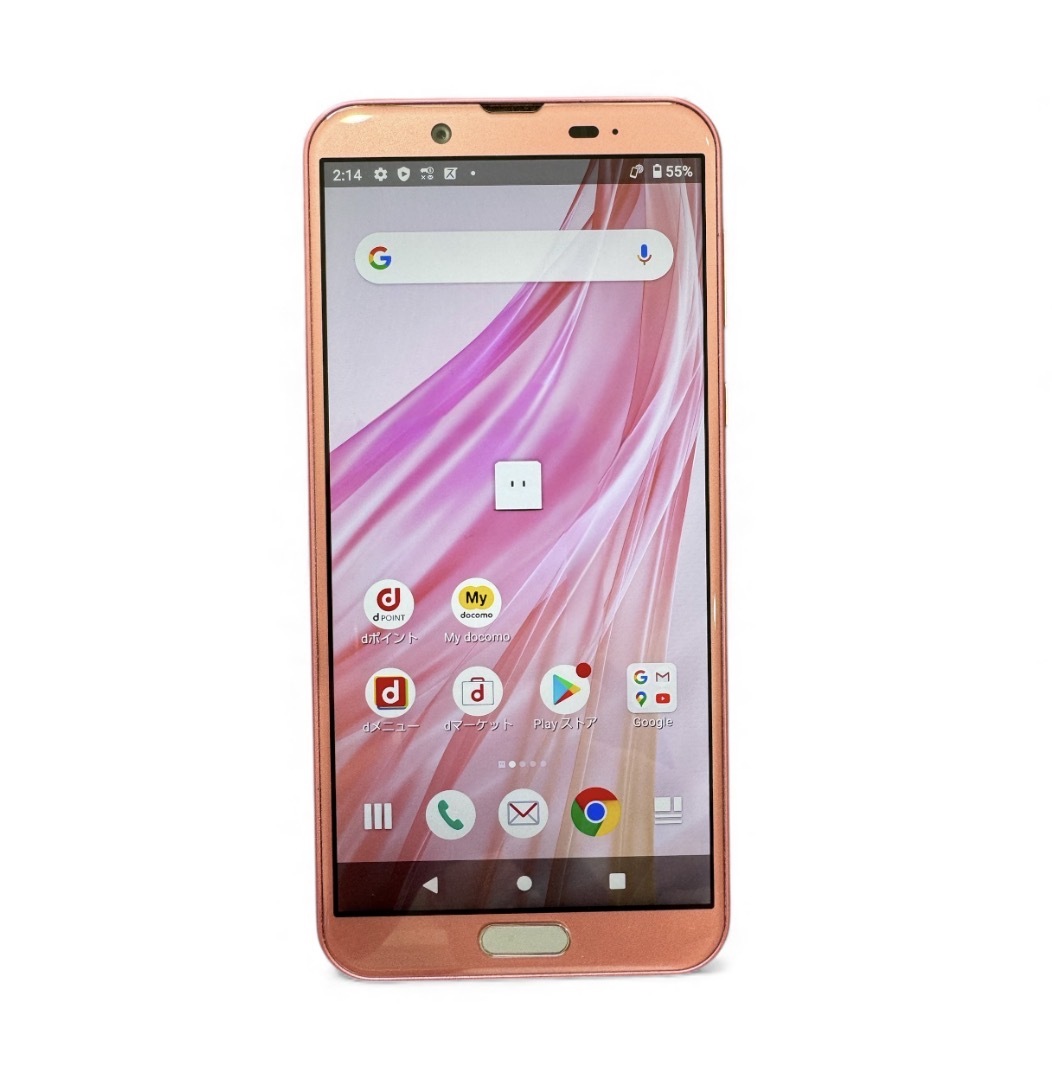 【管理201】docomo AQUOS sense2 SH-01L ピンク SIMロック解除済 SIMフリー 内蔵電池80%以上 IMEI 35498092650646 本体キズあり拍卖