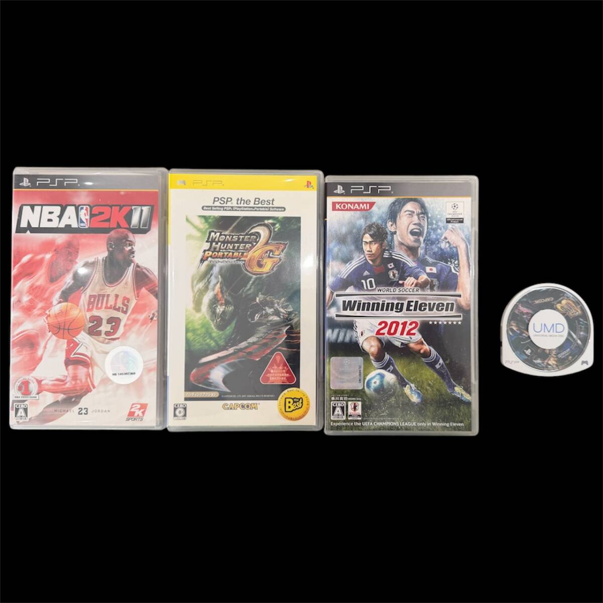 【管理101】PSP ソフト まとめセット NBA2K11 モンスターハンターポータブル 2G 3拍卖