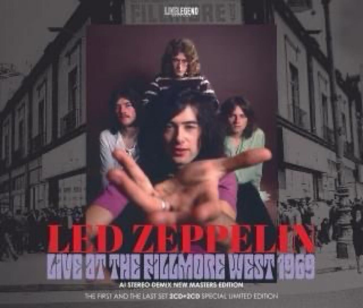 LED ZEPPELIN / LIVE AT THE FILLMORE WEST 1969 新品輸入プレス4CDAI STEREO DEMIX NEW MASTERS EDITIONTHE FIRST + THE LAST SET 拍卖