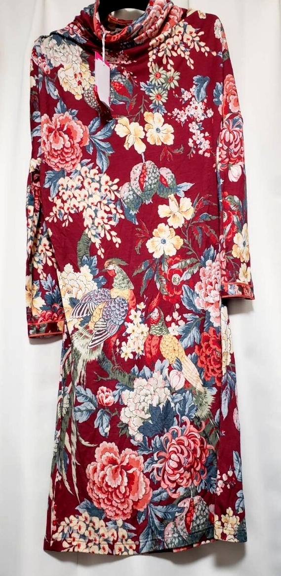 【未使用】レオナールパリ インポート 税込33万円 ラグラン袖ワンピース 38拍卖