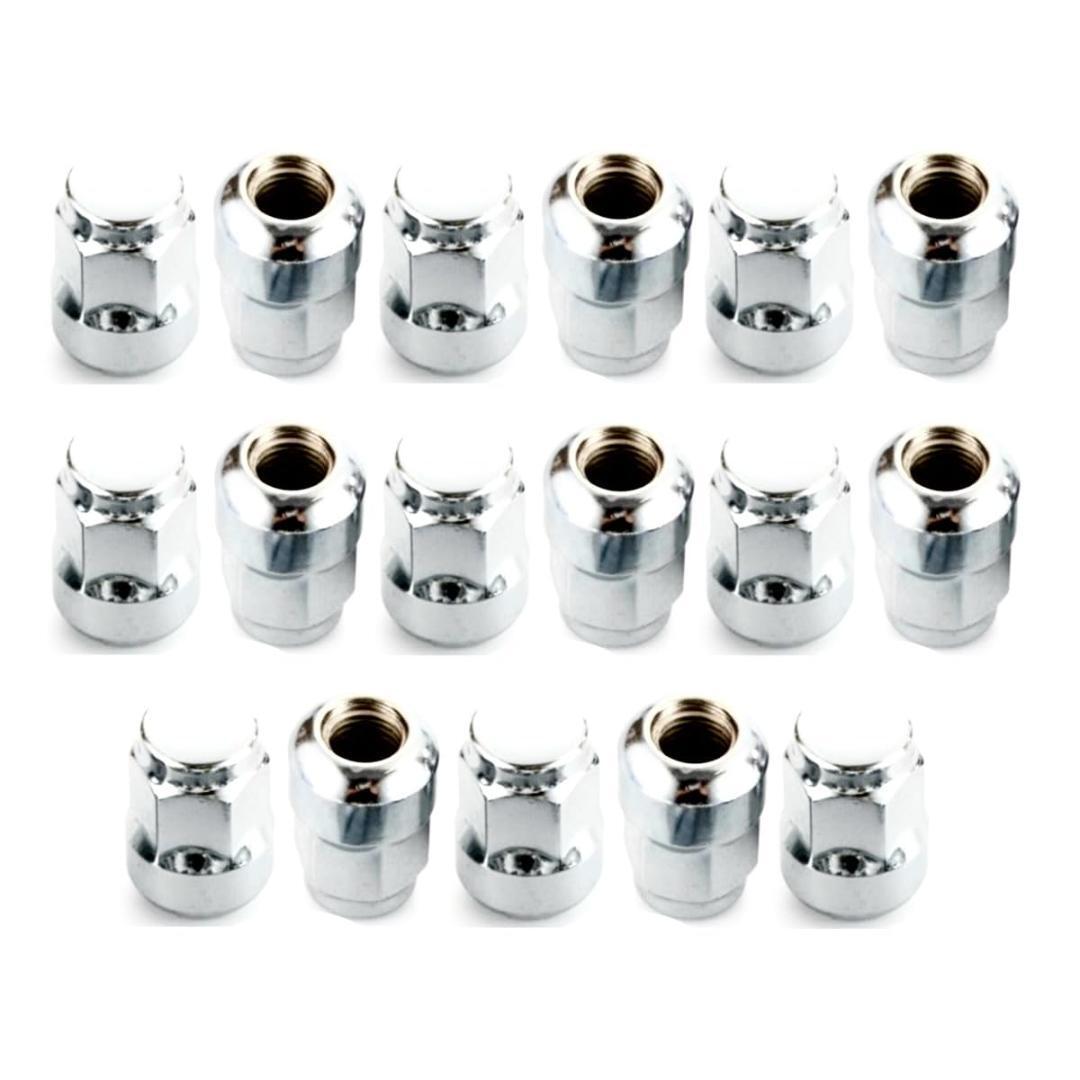 17個 ホンダ純正ホイール専用 ホイールナット 球面座 M12 P1.5 19HEX 全長30mm 袋タイプ クローム スチール製 ホイール ラグナット 管理X4拍卖