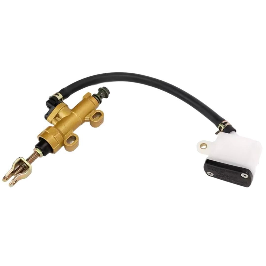 NSR50 NSR80 NS-1 リア マスターシリンダー 金 ブレーキマスター ホース 別体式タンク付属リヤ ピストンサイズ1/2 CRM50 CRM80 管理J3拍卖