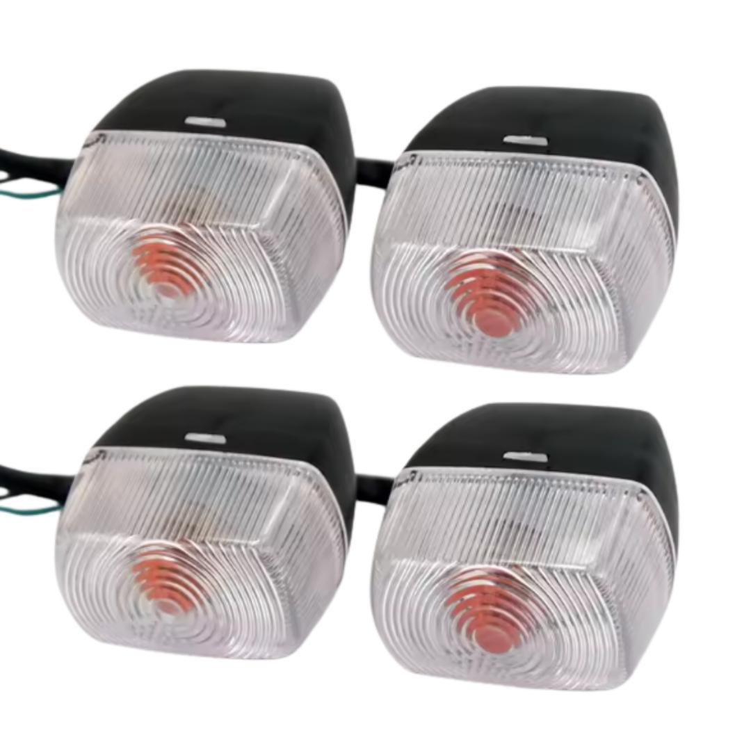 ズーマー AF58 クリアウインカー 4個セット 1台分 レンズ ZOOMER 補修 交換 互換品 カスタム フロント リア 左右 ホンダ 管理P2拍卖