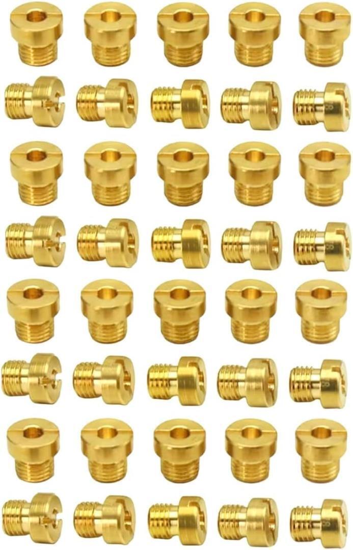 ケイヒン 丸大 メインジェット 10サイズ×各4個 合計40個 100-140番 キャブレター NSR250 GB250 W650 250TR GPZ900R ゼファー750 管理K4拍卖