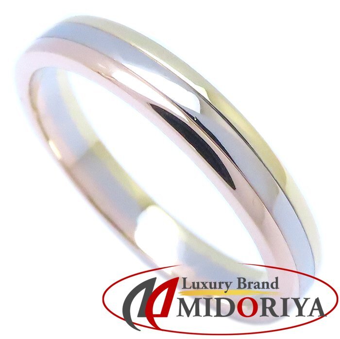 CARTIER カルティエ ヴァンドーム ルイ カルティエ ウェディング リング 3.5mm #58 17.5号 K18スリーカラーゴールド メンズ/294444【中古】拍卖