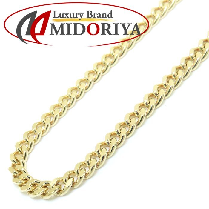 喜平ネックレス K18YG イエローゴールド レディース 2面 シングル 40cm 20.1g/76340【中古】拍卖