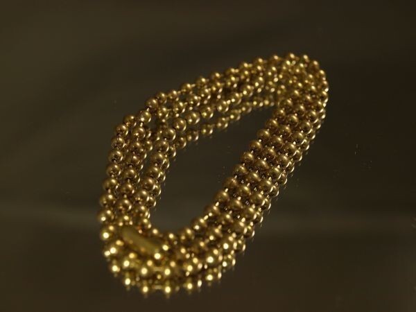 真鍮製★ネックレス用ボールチェーン★ちょうどいい太さのブラス製ボールチェーンです拍卖