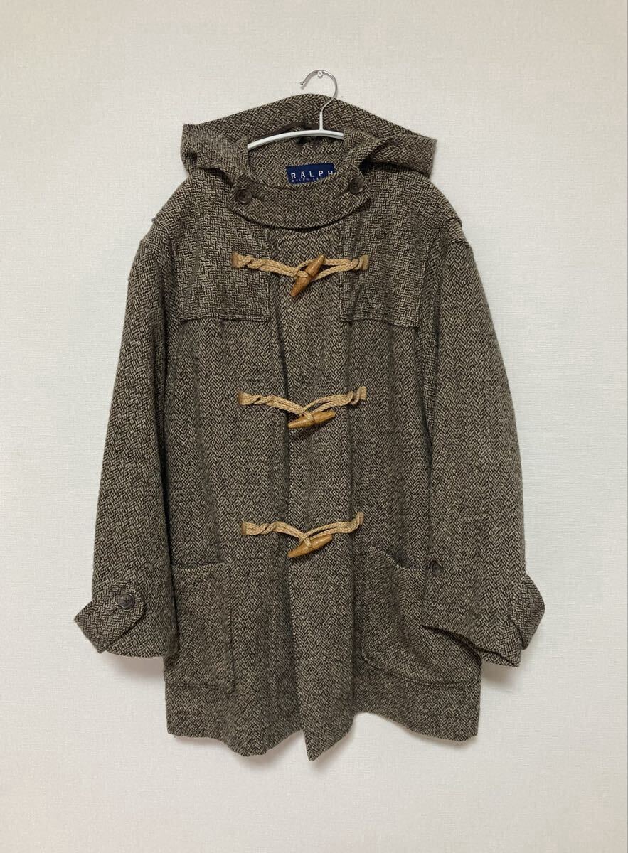 Ralph Lauren ラルフ 11 大きめ ダッフルコート ツィード ビンテージ 古着 ジャケット拍卖
