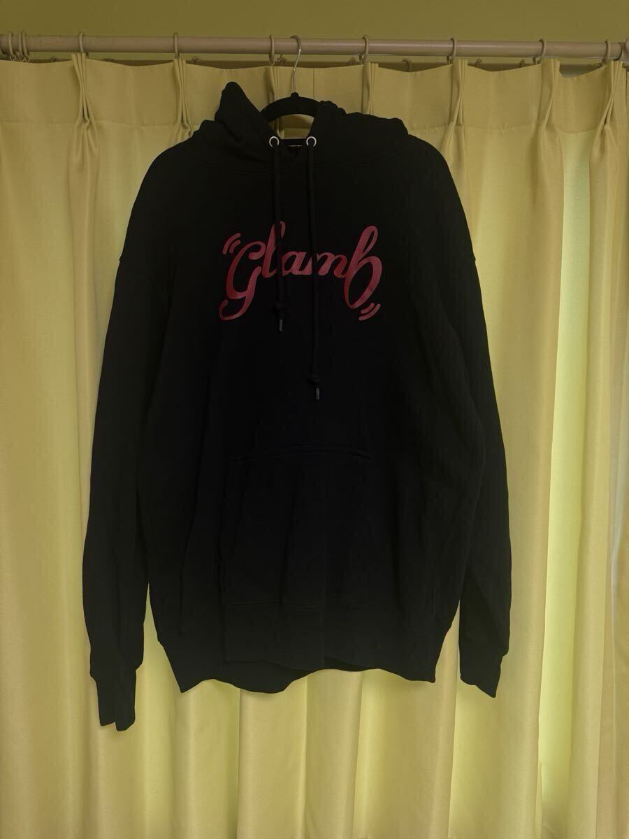 glamb グラム Punk Bouquet Hoodie / パンクブーケフーディ サイズL ブラック 黒 パーカー スエット プルオーバー拍卖
