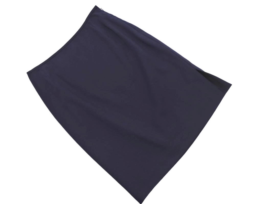 Harrods ハロッズ ウール100% タイト スカート 紺 ◇■ ☆ fka5 レディース拍卖