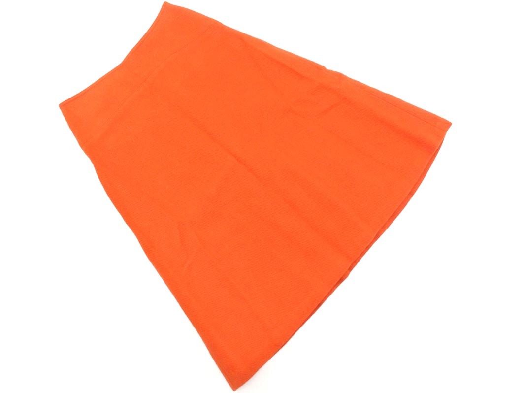 DESIGNWORKS デザインワークス アバハウス ウール混 Aライン 台形 スカート size36/オレンジ ◇■ ☆ fkb3 レディース拍卖