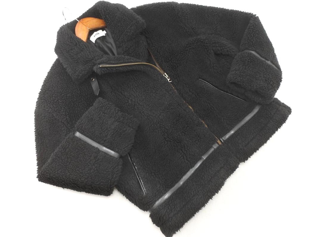 AZUL BY MOUSSY アズールバイマウジー B 3 ボア ジャケット sizeS/黒 ◇■ ☆ fkc6 レディース拍卖