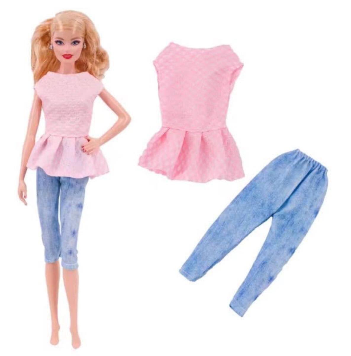チュニック・パンツセットリカちゃん・バービーちゃん・ブライス・お人形さん用 バービー リカちゃん 着せ替え人形 Barbie拍卖