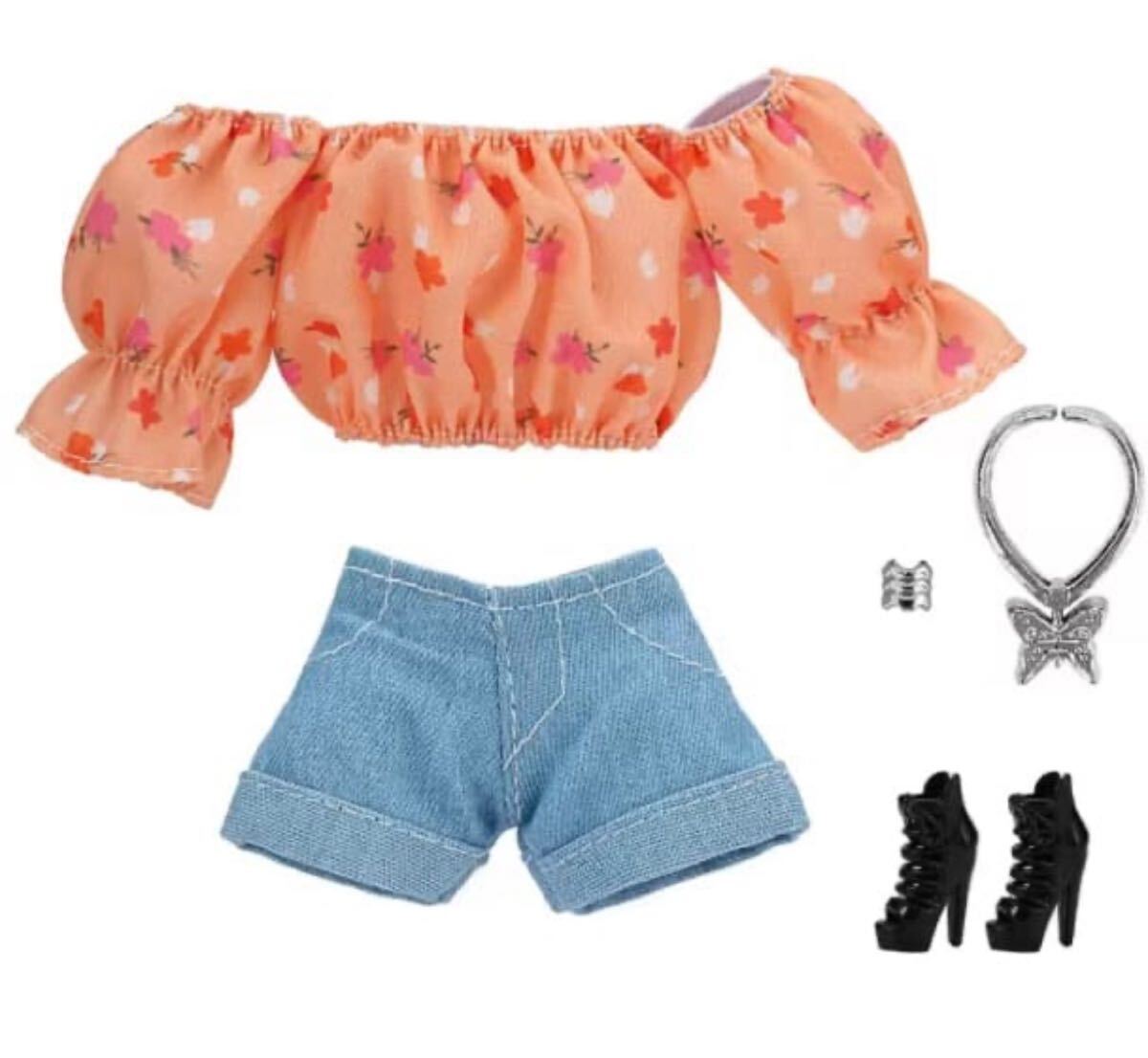 トップス・ショーパン・小物セットリカちゃん・バービー・ジェニーちゃん・お人形用 バービー お人形用 リカちゃん トップス拍卖