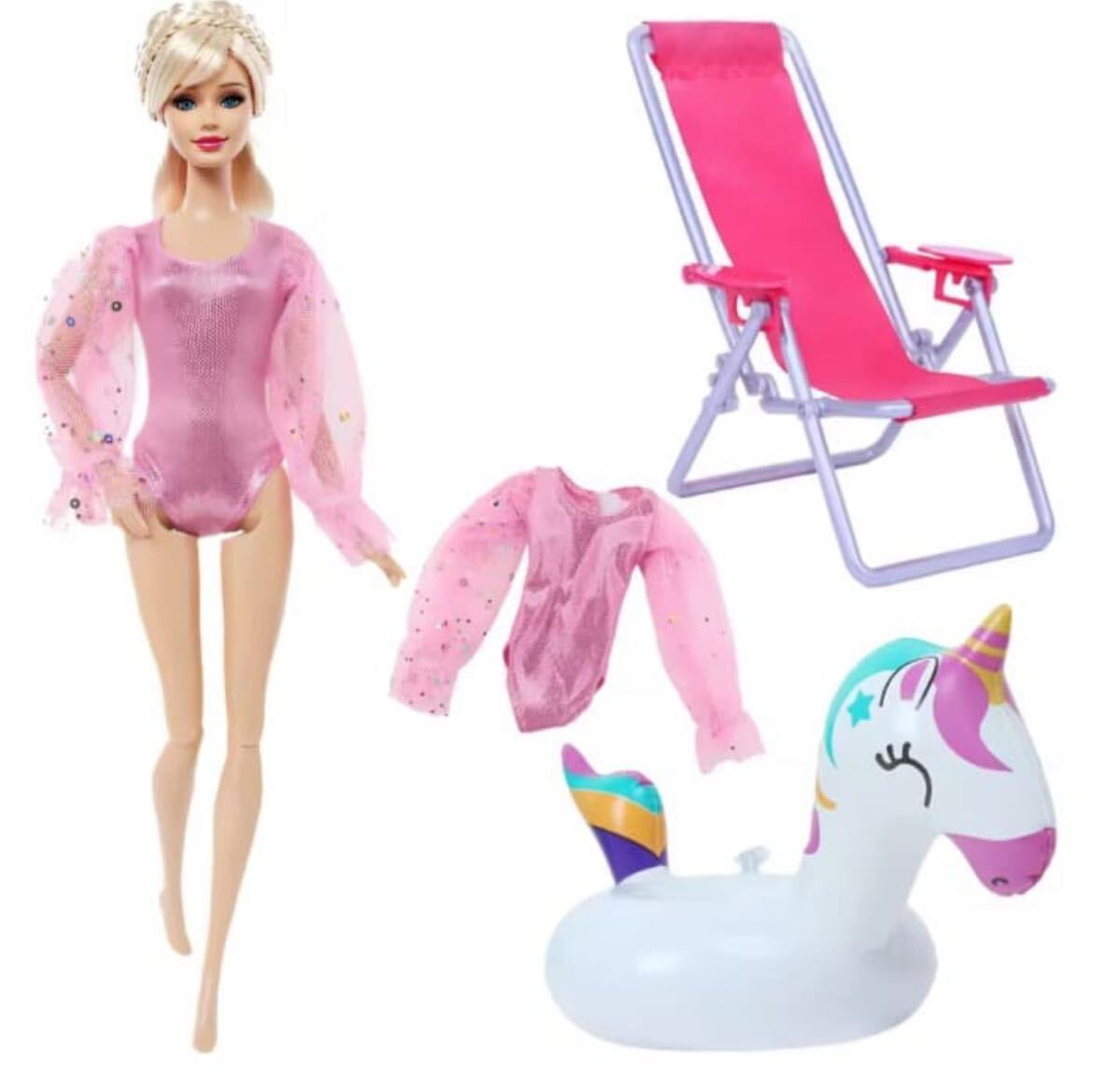 水着・小物セットバービー・リカちゃん・ジェニーちゃん・お人形さん用 バービー Barbie バービー人形 マテル拍卖