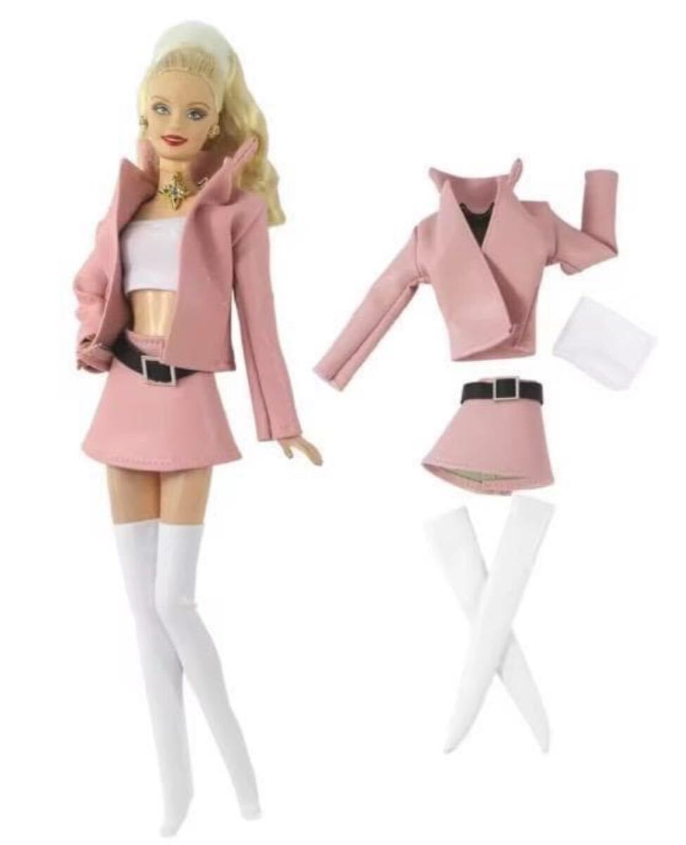 ジャケット・ベアトップ・スカート・ニーハイリカちゃん・バービー・お人形用 バービー 着せ替え人形 お人形さん用拍卖