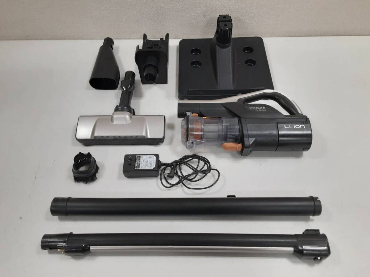 【11362 す】 PV-BL50J HITACHI 日立 掃除機 2022年製 コードレスクリーナー 純正スタンド拍卖
